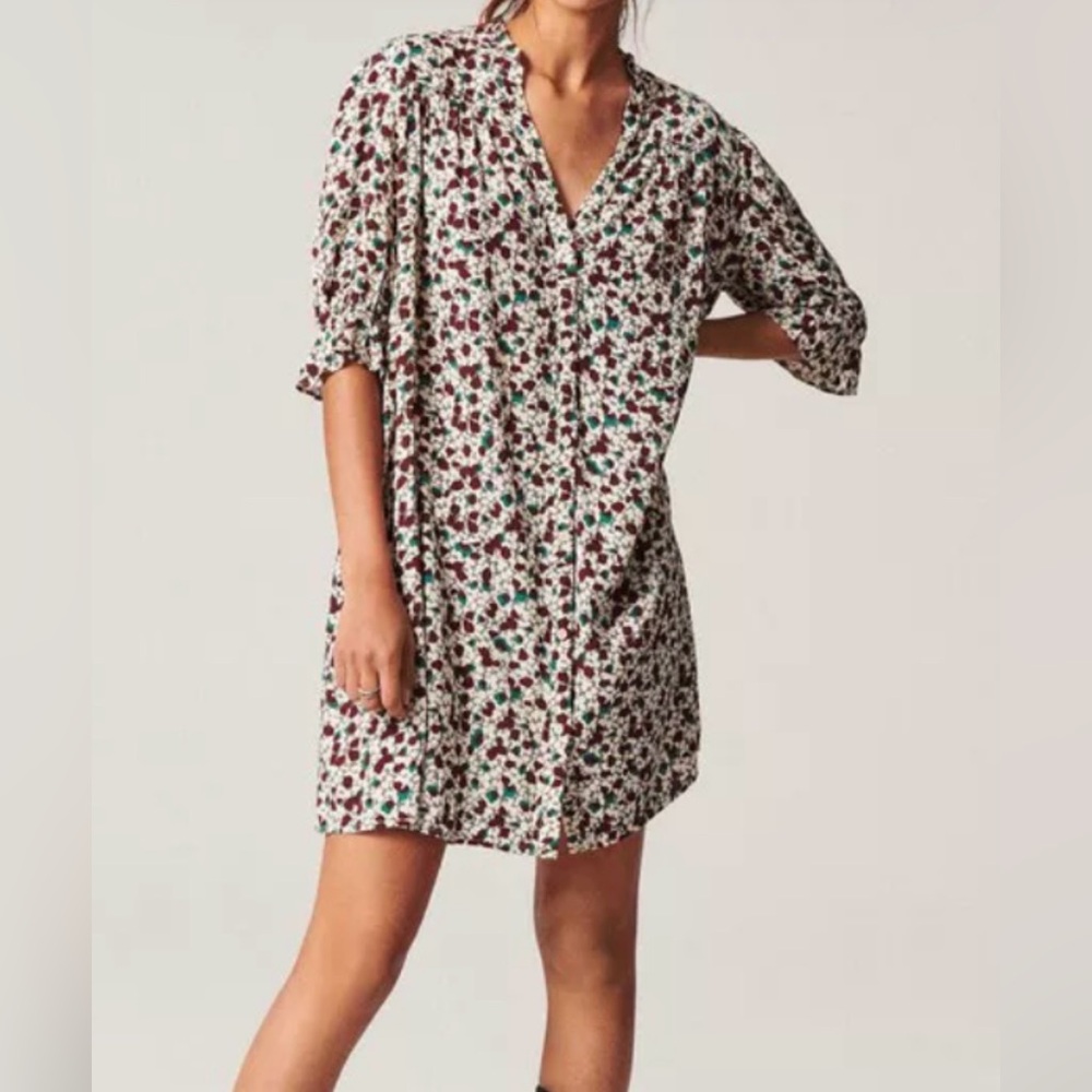 ba&sh Multicolor Floral Midi Dress